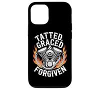 Christian Biker Tatted Graced Forgiven Case for iPhone 12/12 Pro