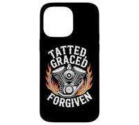 Christian Biker Tatted Graced Forgiven Case for iPhone 14 Pro Max