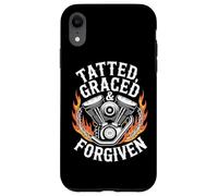 Christian Biker Tatted Graced Forgiven Case for iPhone XR