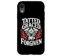 Christian Biker Tatted Graced Forgiven Case for iPhone XR