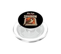 Christian Bird Watching His Eye Is On The Sparrow Gift PopSockets PopGrip for MagSafe