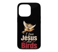 Christian Bird Watching I Love Jesus And Birds Gift Case for iPhone 13 Pro