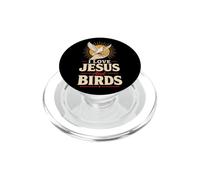 Christian Bird Watching I Love Jesus And Birds Gift PopSockets PopGrip for MagSafe