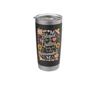 Christian Blessed are The Quilters Piecemakers Gift Stainless Steel Insulated Tumbler