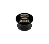 Christian Blessed Are Those Who Hunger Bible Verse Gift PopSockets Adhesive PopGrip