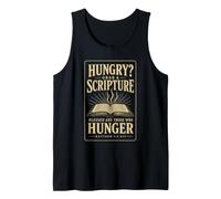 Christian Blessed are Those Who Hunger Bible Verse Gift Tank Top