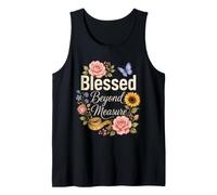 Christian Blessed Beyond Measure Faith Gift Tank Top