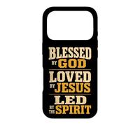 Christian Blessed By God Loved By Jesus Gift Case for iPhone 17 Pro