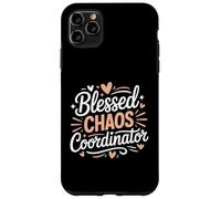Christian Blessed Chaos Coordinator Mom Life Faith Case for iPhone 11 Pro Max