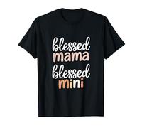 Christian Blessed Mama Blessed Mini Faith Family T-Shirt