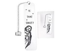 Christian Bookmark - Polished Steel Accessory, Engraved Text Construction, Decorative Hanging Function with Tassels | Faith Inspired Book Clip for Prayer Diaries Novels