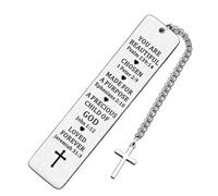 Christian Bookmarks for Women,1x4.7 Inch Unique Bookmarks Inspirational Bible Verse Bookmarks Birthday Christmas Gifts for Her Him
