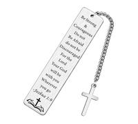 Christian Bookmarks Gifts Inspirational Bible Verse Bookmark Religious Present Book Markers for Women Men Birthday Graduation Communion Christmas Church Thanksgiving