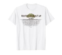 Christian Botanical Graphic Rooted and Built Up in Him T-Shirt