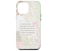 Christian Bow Romantic Victorian Coquette Deuteronomy 31 8 Case for iPhone 12 Pro Max