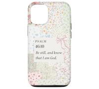 Christian Bow Romantic Victorian Coquette Psalm 46 10 Bible Case for iPhone 12/12 Pro