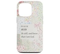Christian Bow Romantic Victorian Coquette Psalm 46 10 Bible Case for iPhone 13 Pro