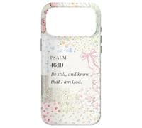Christian Bow Romantic Victorian Coquette Psalm 46 10 Bible Case for iPhone 17 Pro Max