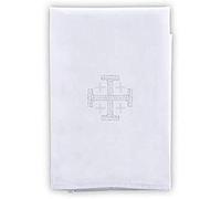 Christian Brands 100% Linen Jerusalem Cross Purificator - 4/pk