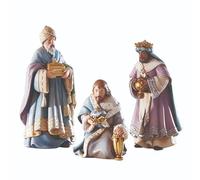 Christian Brands Bethlehem Nights Three Kings Bearing Gifts Nativity Figurines, 6 Inch