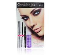 CHRISTIAN BRETON Perfect Eye Essentials, Endless Lash Mascara, Eye Liner, Clear Eyes Make Up Remover, Gift Set