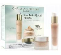 CHRISTIAN BRETON Retinol Routine Set, Retinol Age Control Cream 50ml, Retinol Serum 30ml