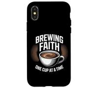 Christian Brewing Faith One Cup At A Time Case for iPhone X/XS
