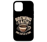 Christian Brewing Faith One Cup at a Time Journey Case for iPhone 12/12 Pro