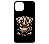 Christian Brewing Faith One Cup at a Time Journey Case for iPhone 13