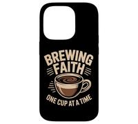 Christian Brewing Faith One Cup at a Time Journey Case for iPhone 14 Pro