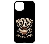 Christian Brewing Faith One Cup at a Time Journey Case for iPhone 15 Plus