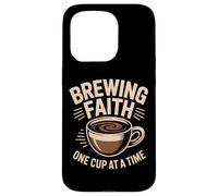 Christian Brewing Faith One Cup at a Time Journey Case for iPhone 15 Pro