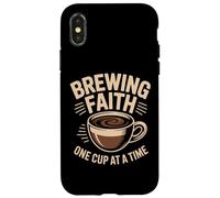 Christian Brewing Faith One Cup at a Time Journey Case for iPhone X/XS
