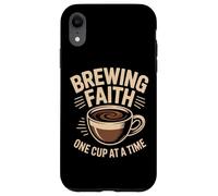 Christian Brewing Faith One Cup at a Time Journey Case for iPhone XR