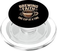 Christian Brewing Faith One Cup at a Time Journey PopSockets PopGrip for MagSafe
