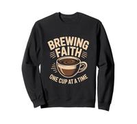 Christian Brewing Faith One Cup at a Time Journey Sweatshirt