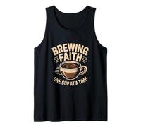 Christian Brewing Faith One Cup at a Time Journey Tank Top