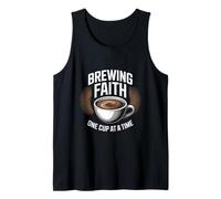 Christian Brewing Faith One Cup At A Time Tank Top