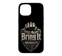 Christian Bring It Ephesians 6:11 Bible Verse Gift Case for iPhone 15