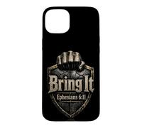 Christian Bring It Ephesians 6:11 Bible Verse Gift Case for iPhone 15 Plus