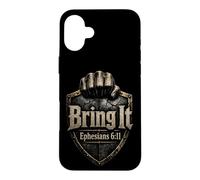 Christian Bring It Ephesians 6:11 Bible Verse Gift Case for iPhone 16 Plus