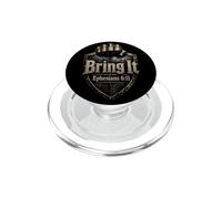 Christian Bring It Ephesians 6:11 Bible Verse Gift PopSockets PopGrip for MagSafe