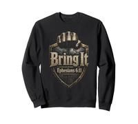 Christian Bring It Ephesians 6:11 Bible Verse Gift Sweatshirt