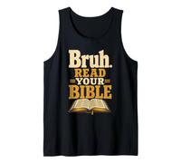 Christian Bruh Read Your Bible Verse Gift Tank Top