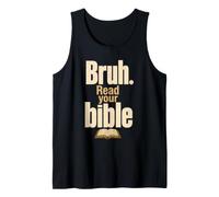 Christian Bruh Read Your Bible Verse Gift Tank Top