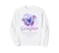 Christian Butterfly Bible Verse: Blessed Sweatshirt