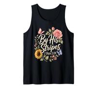 Christian By His Stripes 1 Peter 2:24 Gift Tank Top