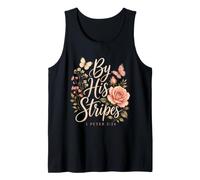 Christian By His Stripes 1 Peter 2:24 Gift Tank Top