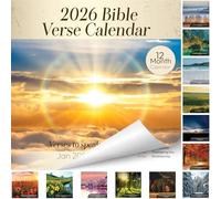 Christian Calendar 2026 - Bible Verse Calendar with Scripture Quotes, Reflective Scripture Verses to Nourish Your Soul and Invigorate Your Faith, 12 Monthly Religious Spiritual Gifts 12"X12"