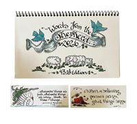 Christian Calendar 2026 -Handmade Inspirational Scripture Verse Planner With Two Bookmarks | Religious Desk Calendar For Women, Men, Home Office, Church, Christmas